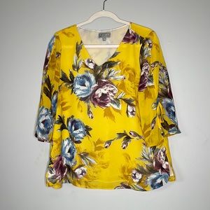 Laura Petites Floral Blouse